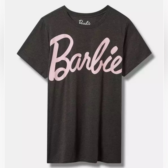 NWOT Torrid Barbie Classic Fit Cotton Crew Tee Size 1 - Picture 1 of 6